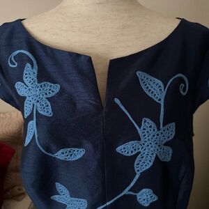 Eshakti embroidered tea dress